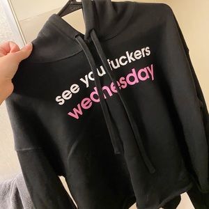 Call Her Daddy Crop Hoodie